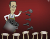 Cartoon: Let Them Eat War (small) by Tjeerd Royaards tagged assad,syria,hunger,war,conflict,bombs