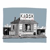 Cartoon: K.l.OSK (small) by F L O tagged kiosk ki chatgpt