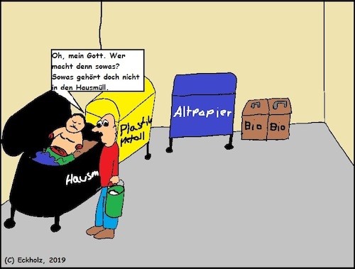 Cartoon: Wer macht denn sowas? (medium) by Sven1978 tagged container,leiche,mord,delikt,straftat,müll,mülltrennung,mann,gesellschaft