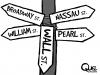Cartoon: Wall Street (small) by QUEL tagged financial crisis wall street