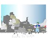 Cartoon: Road to Gaza (small) by gungor tagged back,to,north,gaza