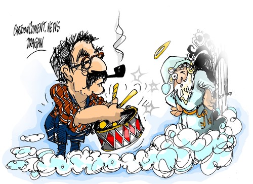 Cartoon: Günter Grass (medium) by Dragan tagged günter,grass