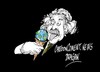 Cartoon: Albert Einstein (small) by Dragan tagged albert,einstein,fizika,berlin,ciencia