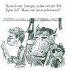 Cartoon: bob dylan (small) by jenapaul tagged bob,dylan,humor,strassenbahn,leute,musik