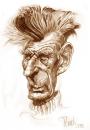 Cartoon: irish writer Samuel Beckett (small) by Tonio tagged caricatura,portrait,writer