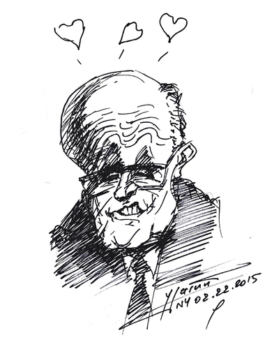 Cartoon: Rudy Giuliani (medium) by ylli haruni tagged rudy,giuliani