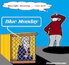 Cartoon: Blue Monday (small) by cartoonharry tagged maandag,monday,2018