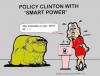 Cartoon: Hillary Clinton (small) by cartoonharry tagged dog,clinton,smart,foreign,power,hillary