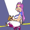 Cartoon: Verena (small) by cartoonharry tagged pinup,girls,dogs,verena,cartoonharry