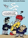 Cartoon: Weapon Trafic and Human Rights (small) by Zombi tagged swastika,sarkozy,dassault,system,india,french,fighter