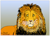 Cartoon: Lion (small) by Pascal Kirchmair tagged lion,löwe,king,roi,jungle,könig,dschungel,cartoon,drawing,dessin,dibujo,desenho,disegno,zeichnung,illustration,leon,leone,leao,giungla,selva,jungla,ilustracion,ilustracao,illustrazione