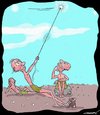 Cartoon: War Against Aging (small) by kar2nist tagged aging,sun,oldmen