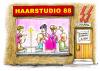 Cartoon: Haarstudio 88 (small) by Bülow tagged nazi,national,friseur,frisur,glatze,rechts,haar