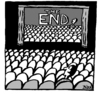 Cartoon: Kino Ende (small) by BiSch tagged kino cinema end ende film kinosaal publikum