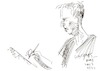 Cartoon: Sketch. Artists and model (small) by Kestutis tagged sketch,artists,model,art,kunst,kestutis,lithuania