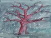 Cartoon: Tree Snow and Blues (small) by Kestutis tagged tree snow blues music kestutis lithuania dada aqua