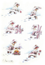 Cartoon: ohne Titel (small) by jiribernard tagged winter,kälte,arktis,nordpol,eis,eiswüste,frieren,fund,endeckung,feuer,ski,expedition,irrlauf,verlaufen,frost,ausweglosigkeit,erfrieren,gefahr,lebenskampf,überleben,lebenswille,erwärmung
