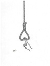 Cartoon: Untitled (small) by Raoui tagged hanging,love,tolerance,peace