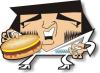 Cartoon: Elvis burger king (small) by spot_on_george tagged elvis,king,burger,caricature,vegas