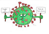 Cartoon: Hygienedemo (small) by Skowronek tagged corona,unfall,pandemie,hammsterkäufe,klopapier,virologen,angela,merkel,virus,auto