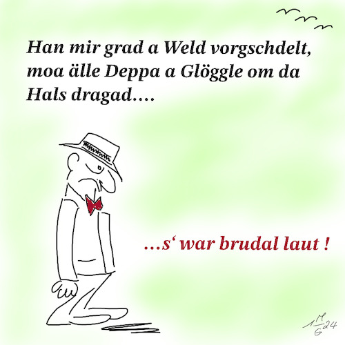 Cartoon: Glöggle (medium) by legriffeur tagged schwäbisch,sprüchle,schwäbischfüranfänger,württemberg,schwabenland,unserländle