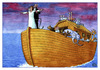 Cartoon: Titanic (small) by Makhmud Eshonkulov tagged titanic global warming