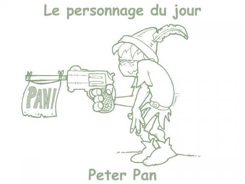 Cartoon Peter Pan medium by Christoon tagged peterpan