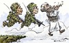 Cartoon: 911 Lemming syndrome (small) by Bob Row tagged september11,binladen,bush,obama