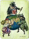 Cartoon: WW I Before (small) by Bob Row tagged france,britain,germany,worldwari