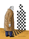 Cartoon: Square shadow of a man. (small) by Cartoonarcadio tagged shadow,man,humor,cartoon