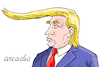 Cartoon: Trump (small) by Cartoonarcadio tagged trump republicans united states