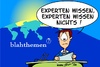 Cartoon: Experten Meinung (small) by Trumix tagged experten,meinung,wissen,fachleute,tagesschau,journal,medien