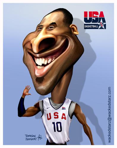 Kobe Bryant Cartoon Pictures. Cartoon: Kobe Bryant (medium)
