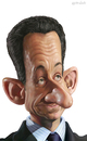 Cartoon: Nicolas Sarkozy (small) by penava tagged präsident frankreich französischer french france president politiker politician