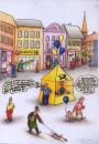 Cartoon: Postquiz (small) by Petra Kaster tagged post,kleinstadt,stellenstreichungen,rationalisierung,postfilialen