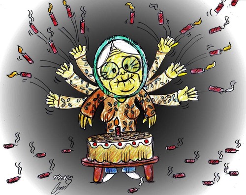 Cartoon: birthdayyyyyyy (medium) by Hossein Kazem tagged birthdayyyyyyy