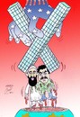 Cartoon: 11 sep (small) by Hossein Kazem tagged 11,sep