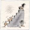 Cartoon: climbing (small) by penapai tagged elevator