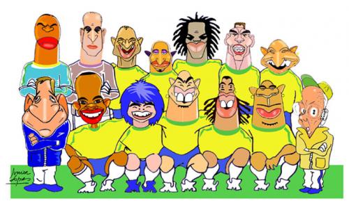 Brazil Football Team Players .