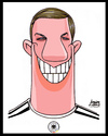 Cartoon: Podolski (small) by juniorlopes tagged football