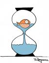 Cartoon: Hourglass (small) by Marcelo Rampazzo tagged hourglass