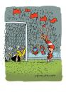 Cartoon: Torjubel der Zukunft (small) by Butschkow tagged torjubel,cheer,soccer,goal,fans