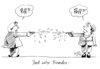 Cartoon: Duell (small) by Stuttmann tagged steinmeier,merkel,wahlkampf,cdu,spd,tv,duell,koalition