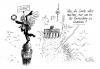 Cartoon: Goldelse (small) by Stuttmann tagged obama,president,usa,besuch,visit,germany,brandenburg,gate