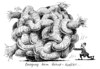 Cartoon: Knoten (small) by Stuttmann tagged nahost,konflikt,barack,obama,knoten,usa