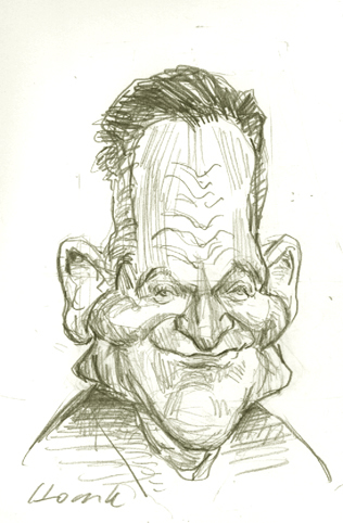 Cartoon: ROBIN WILLIAMS (medium) by horate tagged actor