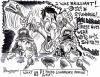Cartoon: F1  PRESS CONFERENCE (small) by Tim Leatherbarrow tagged formula,one,f1,motor,racing,winner,press,conference,interviewing,boring,exuberant,happy,losers,tim,leatherbarrow