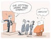 Cartoon: Die fetten Jahre (small) by FEICKE tagged sprichwort,fett,jahre,diät,konjunktur,wirtschaft,gewicht