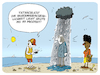 Cartoon: Regenwahrscheinlichkeit (small) by FEICKE tagged wetter,klima,regen,prognose,wetterbericht,vorhersage