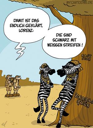 Cartoon Pics Of Zebras. Cartoon: Die Zebra Frage